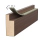 WHITE ADHESIVE DRAUGHT EXCLUDER 12x6 10m DRAUGHT EXCLUDERS - RUBBER SEALS
